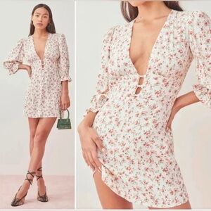 Reformation marina floral dress